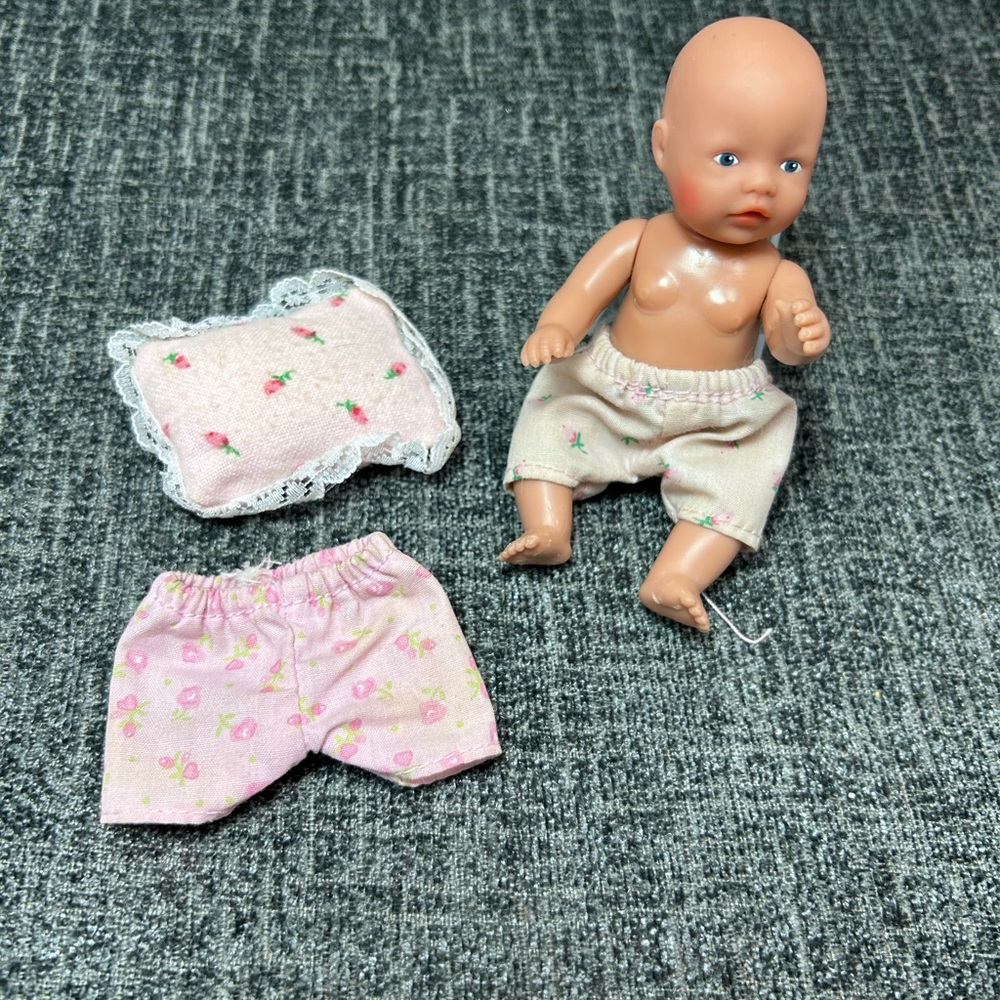 Vintage Zapf Creation Mini World 5” Doll